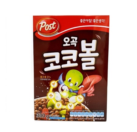 [東西食品Post]五穀ココボール300g×10箱/韓国お菓子/フレーク/シリアル/朝食おやつ/ポスト/チョコボール