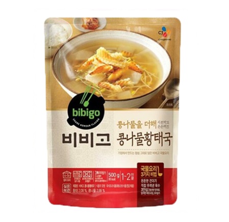 [ビビゴ]スケトウダラ酔い覚ましスープ 500g×18袋/韓国食品/韓国料理/干しだらスープ/即席食品/bibigo