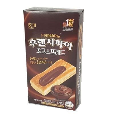 [ヘテ]フレンチパイ(チョコレート味) 179g × 12個/韓国お菓子/チョコレートパイ/デザート