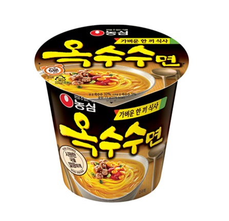 [農心]とうもろこし麺 73g×12個/韓国ラーメン/インスタントラーメン