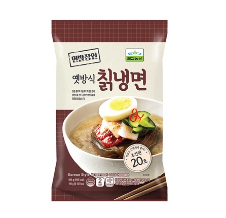 [七甲農産]葛冷麺(2人前) 842g×10個/韓国食品/インスタント麺/乾麺