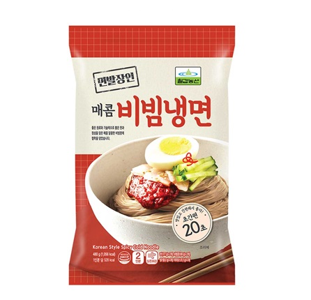 [七甲農産]ビビン冷麺(2人前) 480g×10個/韓国食品/インスタント麺/乾麺