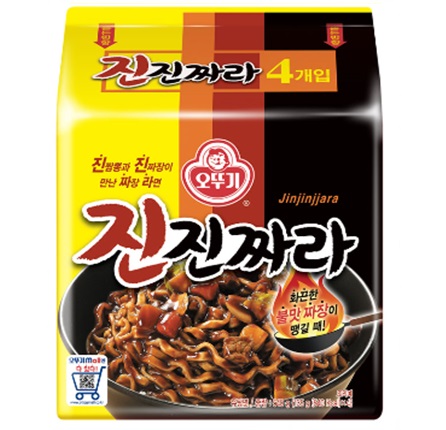 [オットゥギ]ジンジンチャラ(ジャージャー麺) 135g×32袋/韓国ラーメン/インスタントラーメン