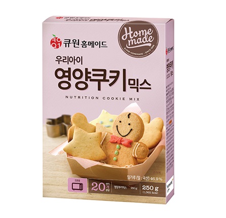 [Q1ホームメイド]栄養クッキー·ミックス 250g×10個/韓国食品/製菓製パン/クッキーミックス/自家製クッキー
