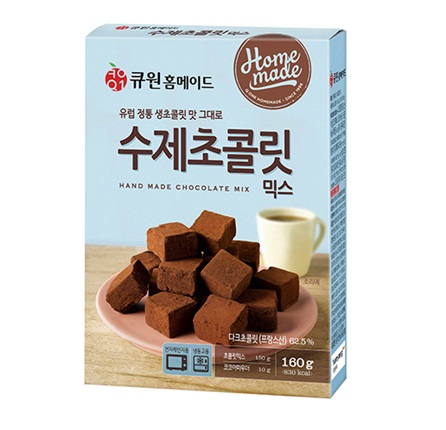 [Q1ホームメイド]手作りチョコレート·ミックス 160g×10個/韓国食品/製菓製パン/ブラウニーミックス/自家製ブラウニー