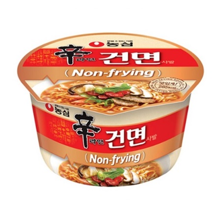 [農心]辛ラーメン乾麺(大カップ) 77g×16個/韓国ラーメン/インスタントラーメン