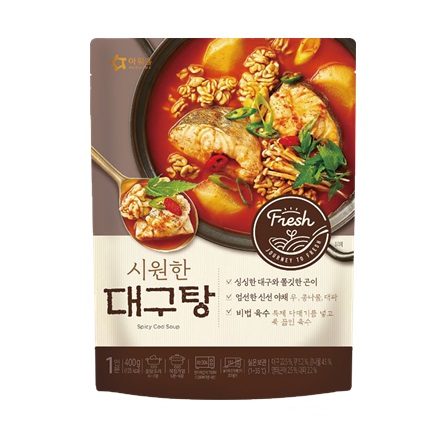 [アワーホーム]たら鍋400g×12袋/韓国食品/テグタン/真鱈スープ/韓国鍋