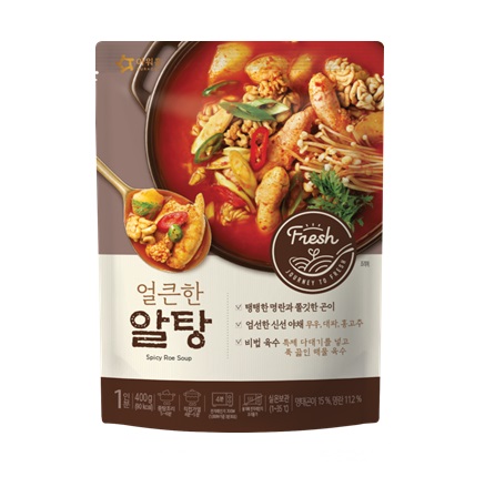 [アワーホーム]たらこ鍋400g×12袋/韓国食品/韓国鍋/韓国レトルト/保存食