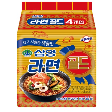 [三養]三養ラーメン ゴールド 120g×32袋/韓国ラーメン/インスタントラーメン