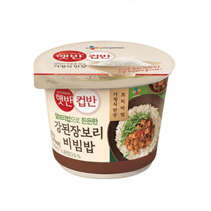 [CJ第一製糖]ヘッバン カップご飯 濃味噌 麦ビビンバ 280g×18袋/韓国食品/韓国ご飯/カップご飯/即席ご飯