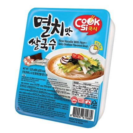 [Cooksi]ライスヌードル(煮干し味) 92g×30個/韓国食品/インスタント麺/乾麺