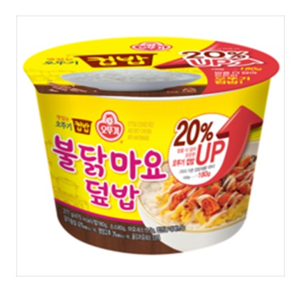 [オットゥギ·カップ飯]プルダック マヨネーズ丼 277g×12個/韓国食品/保存食/即席ご飯