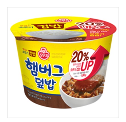 [オットゥギ·カップ飯]ハンバーグ丼 310g×12個/韓国食品/保存食/即席ご飯