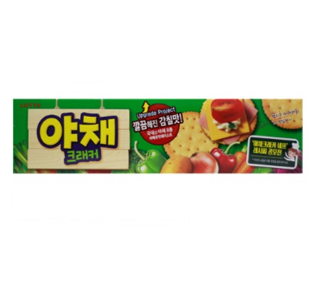 [ロッテ]野菜クラッカー 249g × 12袋/韓国お菓子/健康スナック/クラッカー