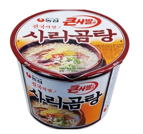 [農心]米サリコムタン麺(大カップ)  111g×16個/韓国ラーメン/インスタントラーメン