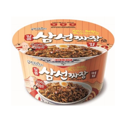 [パルド]三鮮ジャージャー(大カップ) 100g×16個/韓国ラーメン/インスタントラーメン