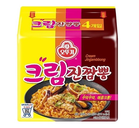 [オットゥギ]クリーム ジンチャンポン 130g×32袋/韓国ラーメン/インスタントラーメン