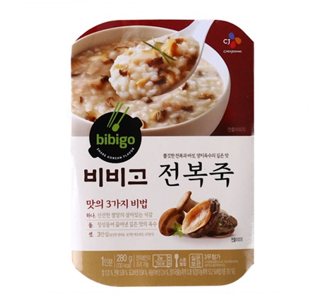 [ビビゴ]アワビ粥 280g×18袋/韓国食品/レトルト/保存食/bibigo/健康粥