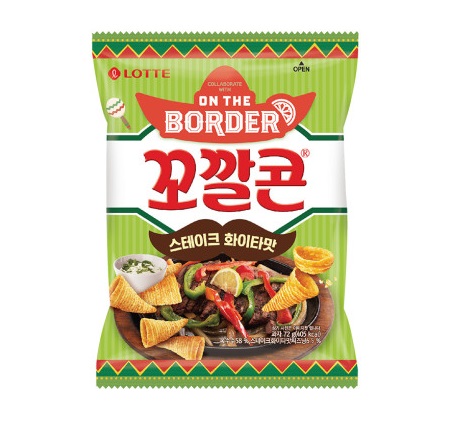 [ロッテ]コッカルコーン(ステーキファヒータ味) 72g × 16袋/韓国お菓子/韓国スナック/おやつ/トウモロコシスナック