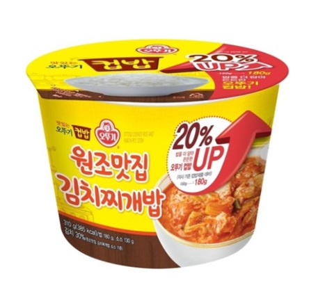 [オットゥギ·カップ飯]キムチチゲご飯 310g×12個/韓国食品/保存食/即席ご飯