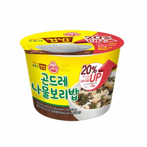 [オットゥギ·カップ飯]コンドゥレナムル麦ご飯 244g×12個/韓国食品/保存食/即席ご飯
