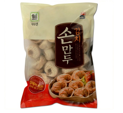 [SAJO]手作りキムチ餃子(冷凍) 1020g×10袋/韓国食品/韓国餃子/手軽食/おつまみ