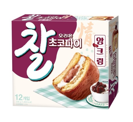 [オリオン]チャルチョコパイ(あんクリーム) 336g×10箱/韓国お菓子/チョコレートケーキ/デザート