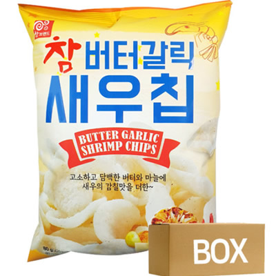 [アリラン]バターガーリックエビチップ 80g × 10袋/韓国お菓子/韓国スナック/エビお菓子