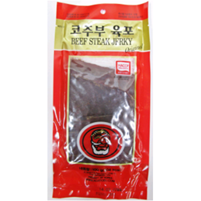 [コジュブ]ビーフジャーキー 100g×10袋/韓国食品/韓国肉脯/ジャーキー/おつまみ