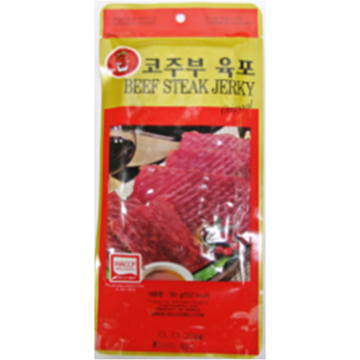 [コジュブ]ビーフジャーキー 50g×15袋/韓国食品/韓国肉脯/ジャーキー/おつまみ