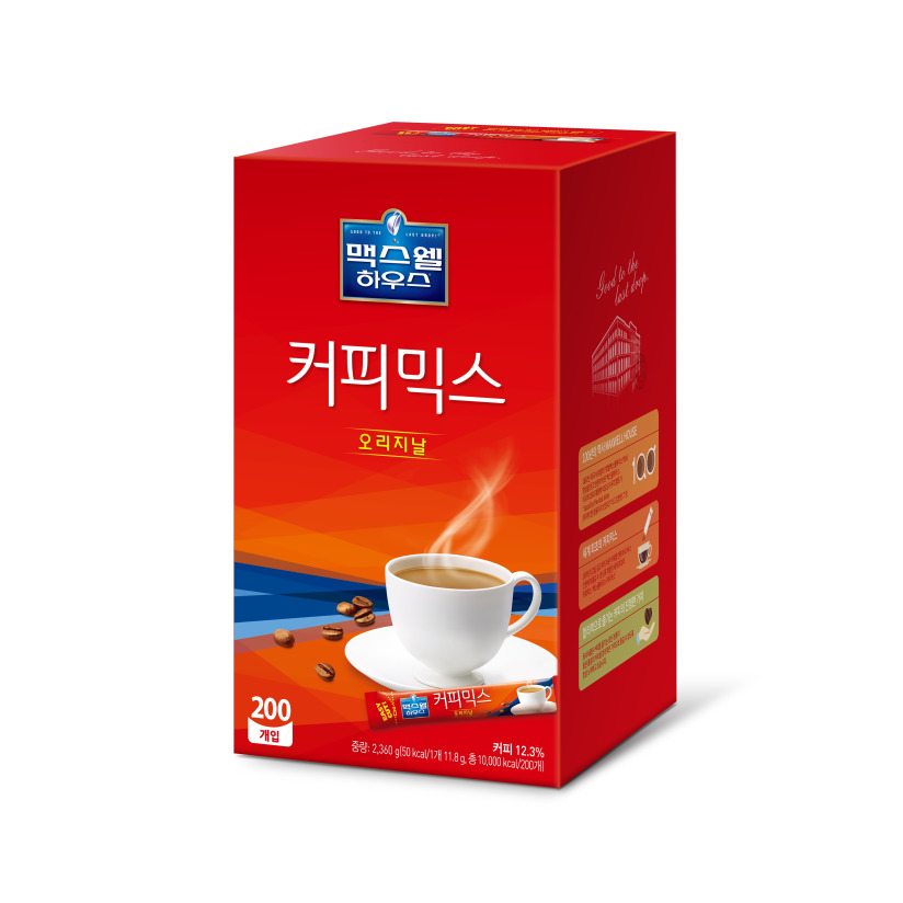 [マックスウェル ハウス]コーヒーミックス(200本) 2.36kg×4個/韓国食品/インスタントコーヒー/スティックコーヒー