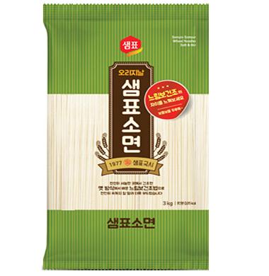 [センピョ]素麵 3kg×4個/韓国食品/そうめん/乾麺